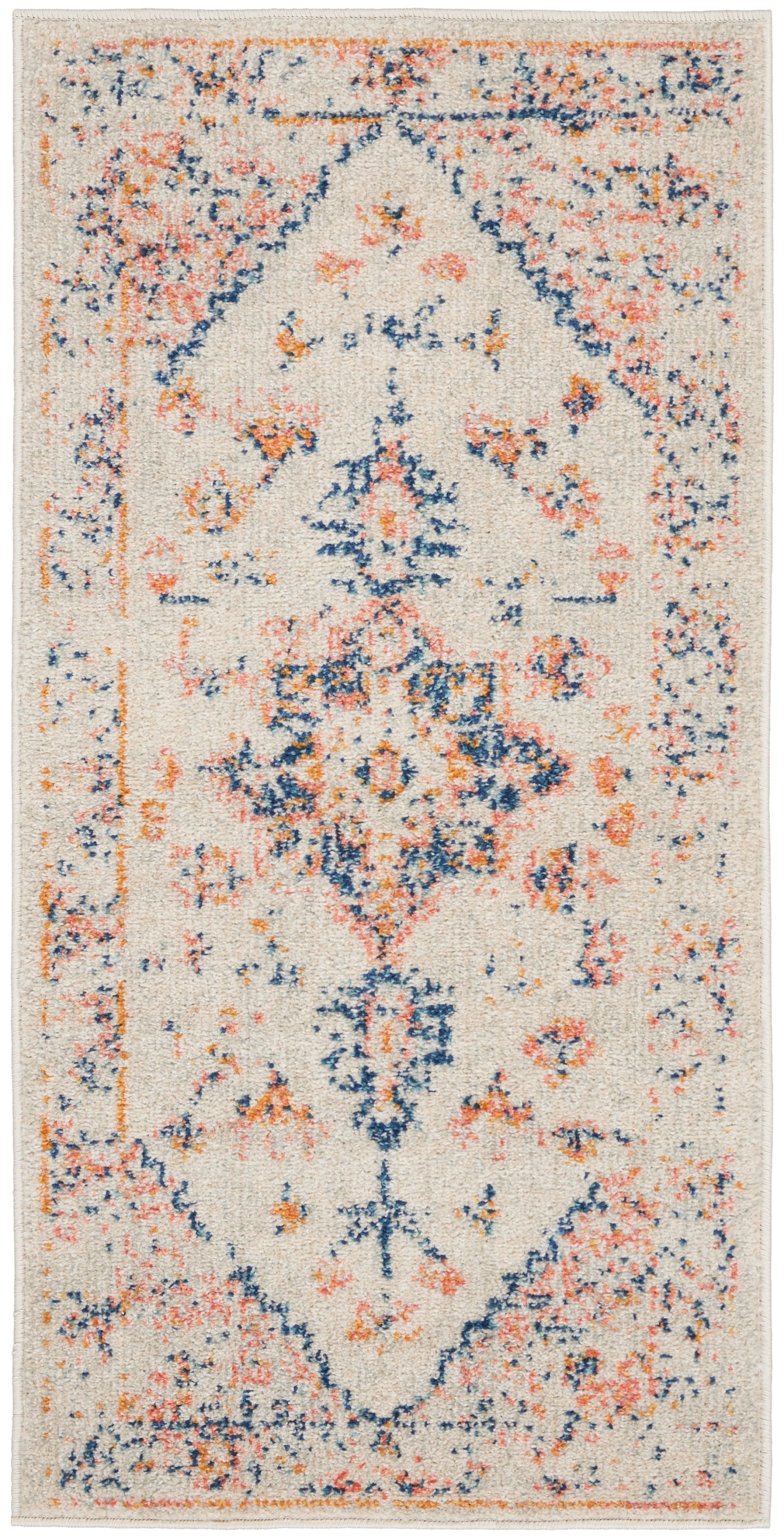 Nourison Home Tranquil TRA06 Ivory Multicolor Traditional Machinemade Rug