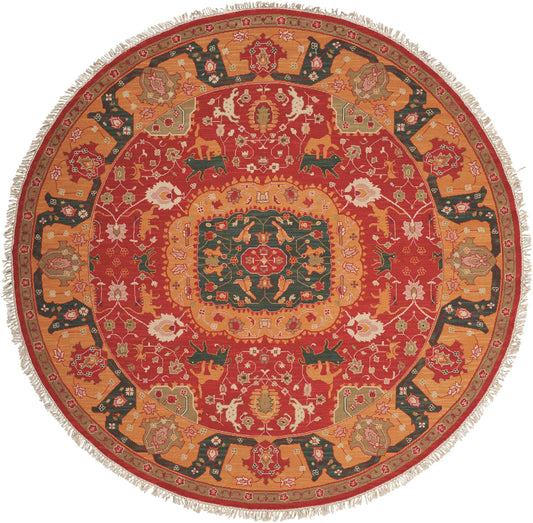 Nourison Home Nourmak SK63 Red Traditional Woven Rug