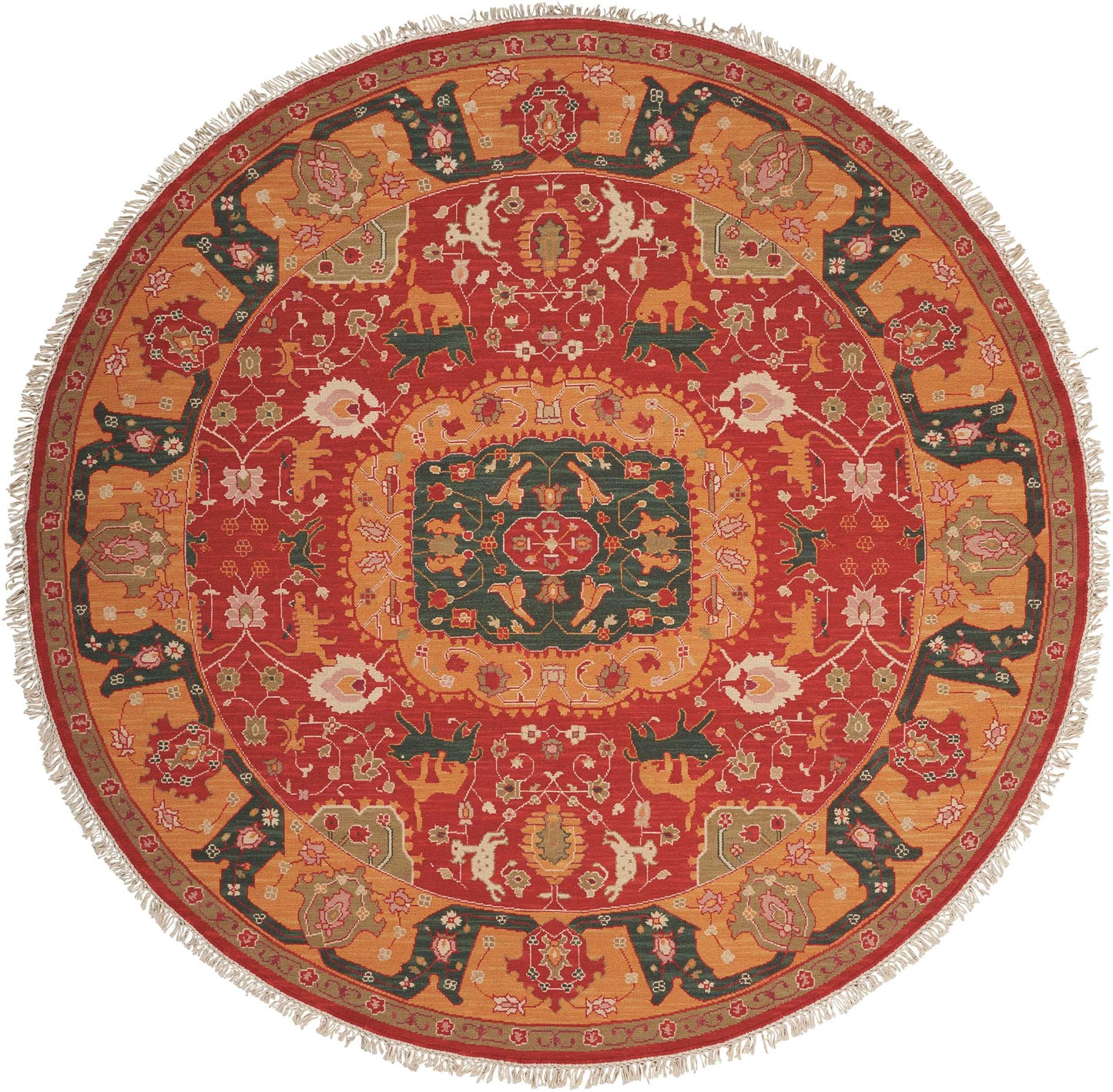 Nourison Home Nourmak SK63 Red Traditional Woven Rug