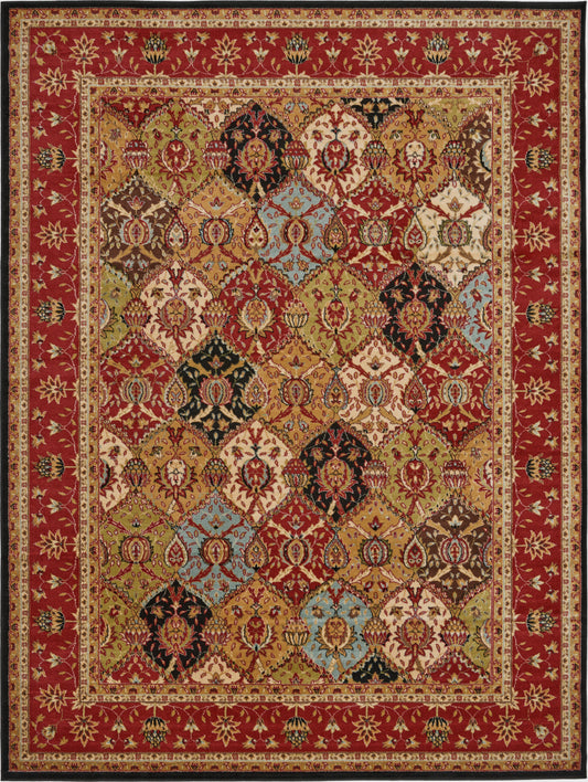 Nourison Home Modesto MDS04 Multicolor  Traditional Machinemade Rug