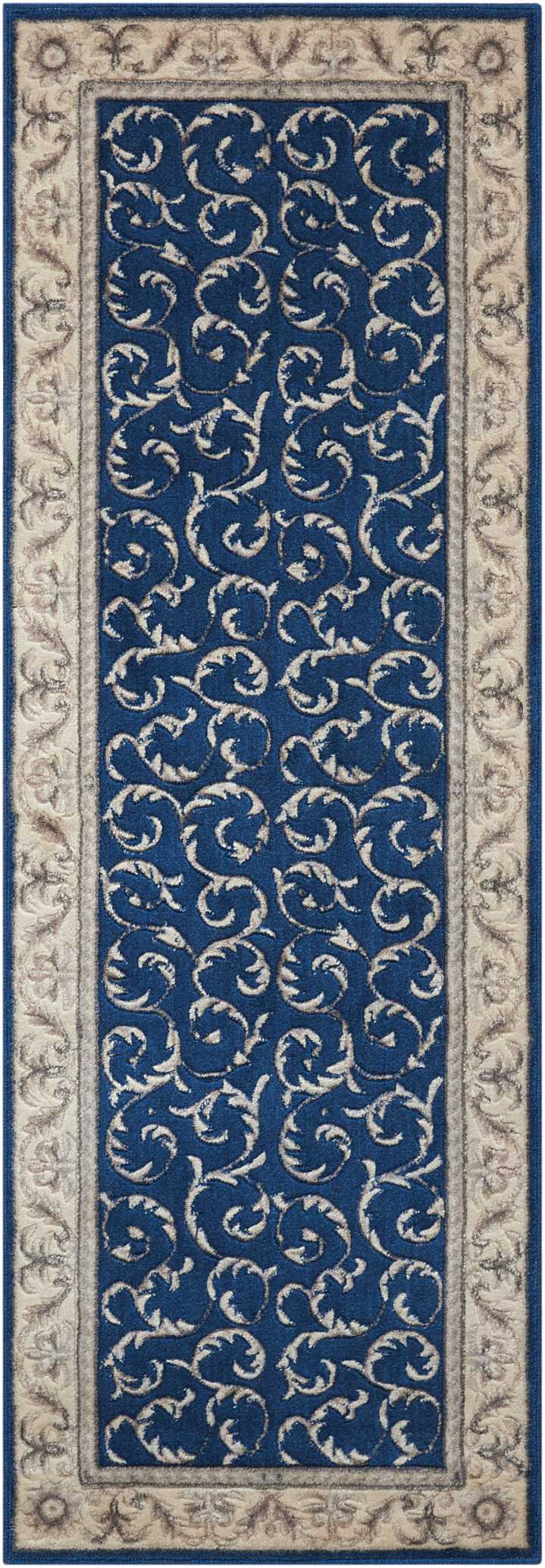 Nourison Home Somerset ST02 Navy  Traditional Machinemade Rug