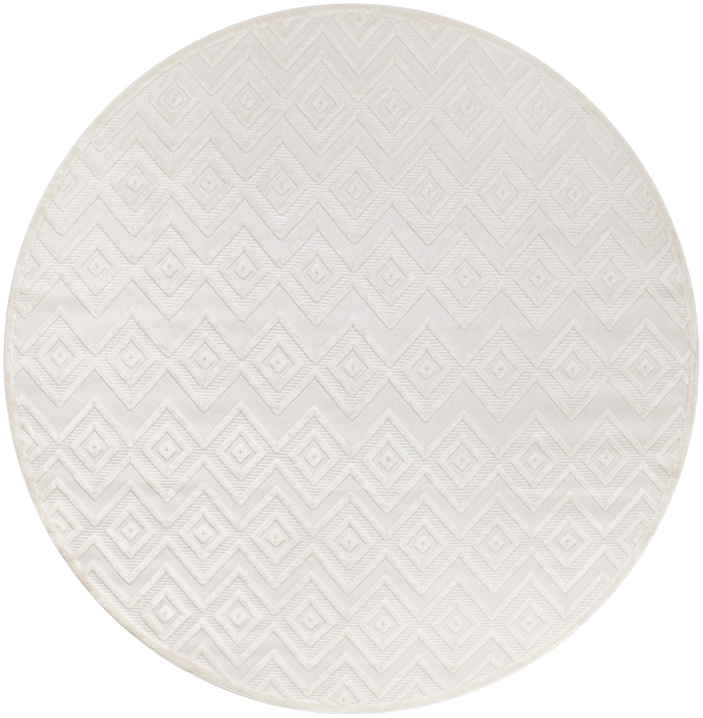 Nourison Home Versatile NRV01 Ivory White  Contemporary Flat Weave Rug