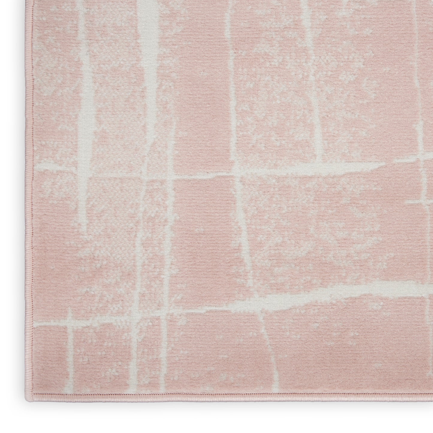 Nourison Home Whimsicle WHS09 Pink Ivory  Contemporary Machinemade Rug