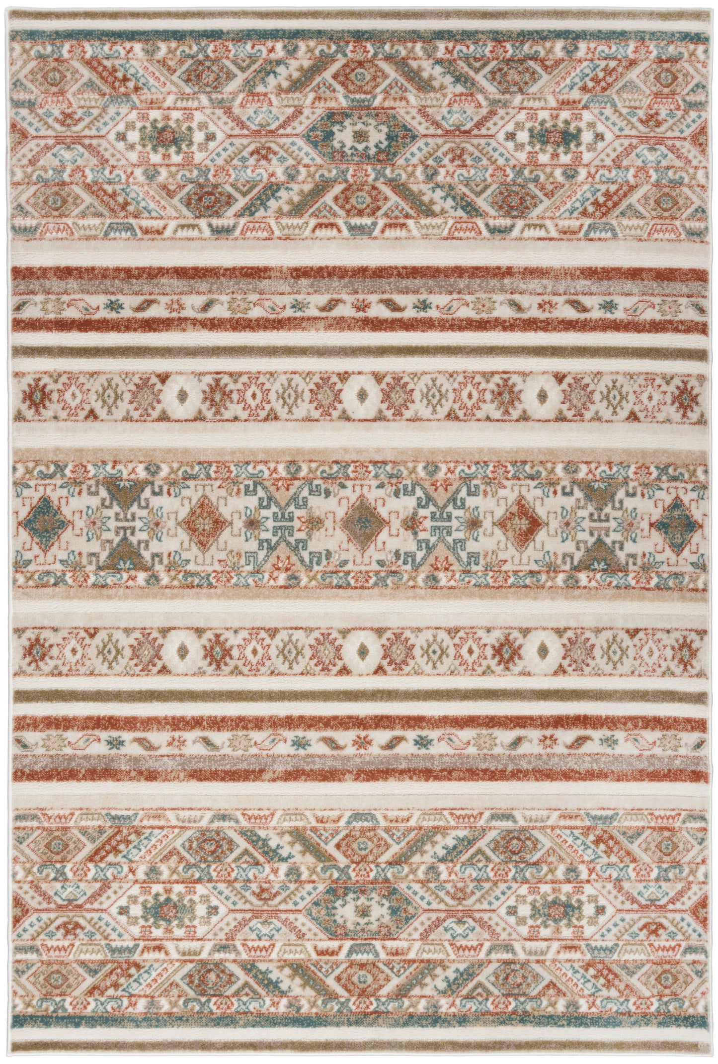 Nourison Home Thalia THL03 Ivory Multicolor  Transitional Machinemade Rug