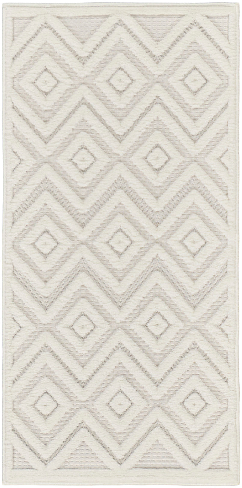 Nourison Home Versatile NRV01 Ivory White Contemporary Flat Weave Rug