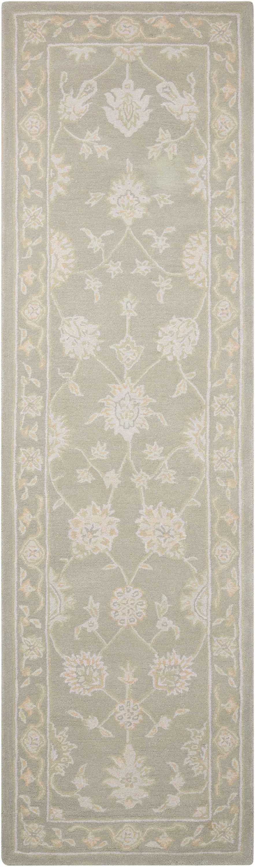 Nourison Home Zephyr ZEP02 Silver Traditional Tufted Rug