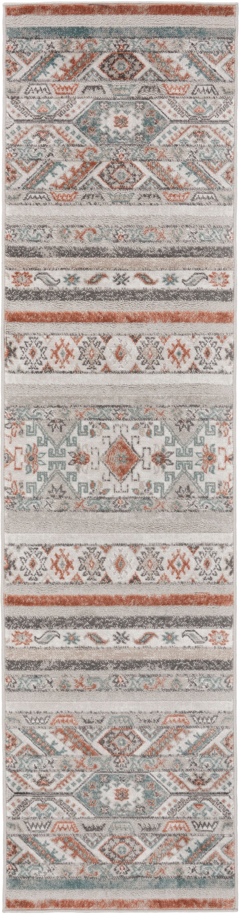 Nourison Home Thalia THL03 Grey Multicolor Transitional Machinemade Rug