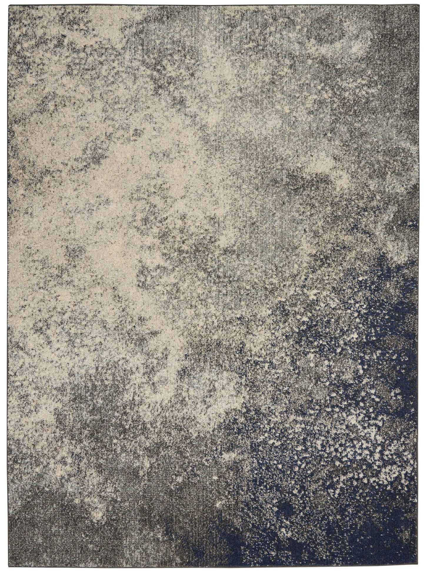 Nourison Home Passion PSN10 Charcoal Ivory  Contemporary Machinemade Rug