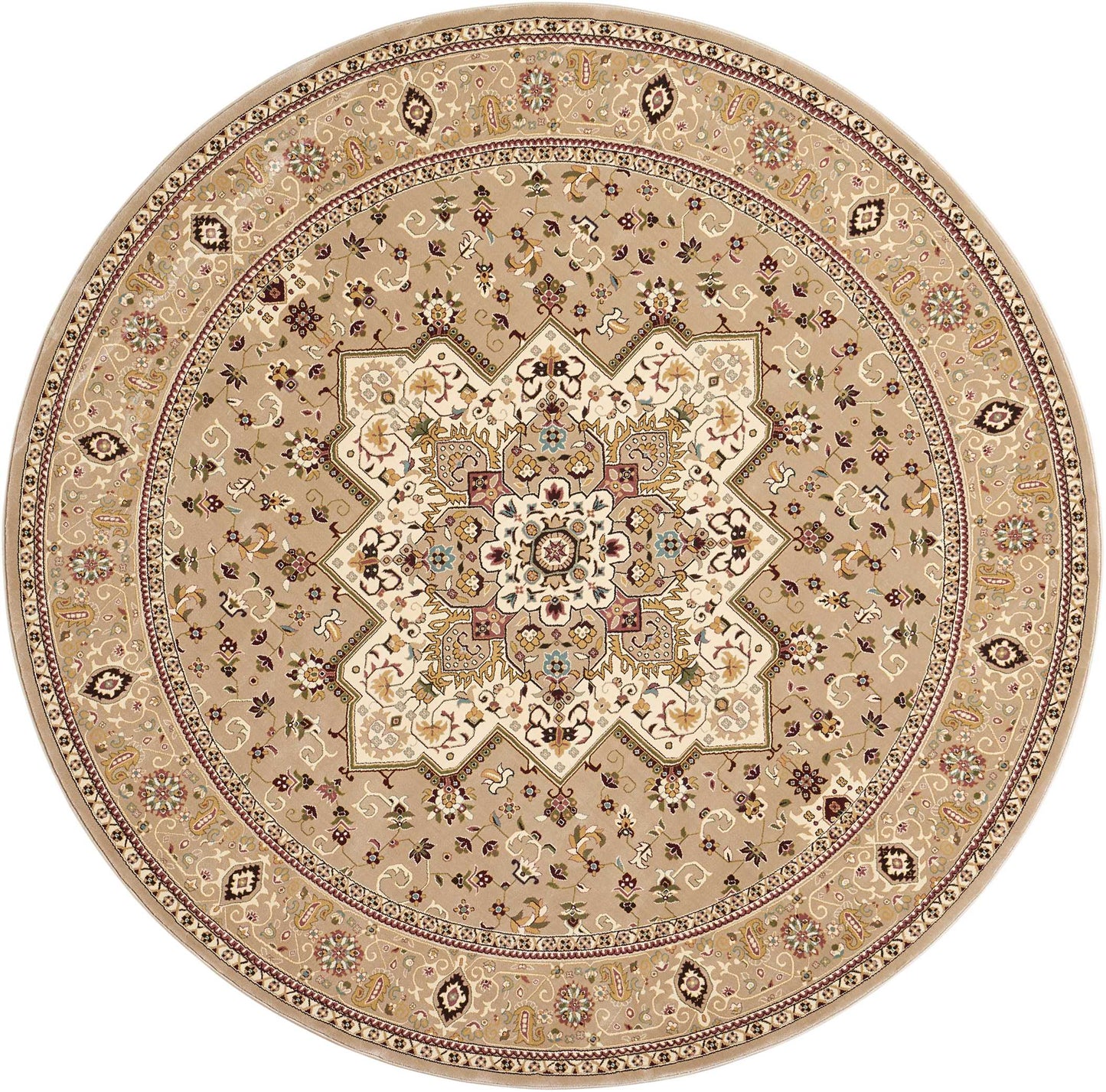 Nourison Home Antiquities ANT09 Beige  Traditional Machinemade Rug