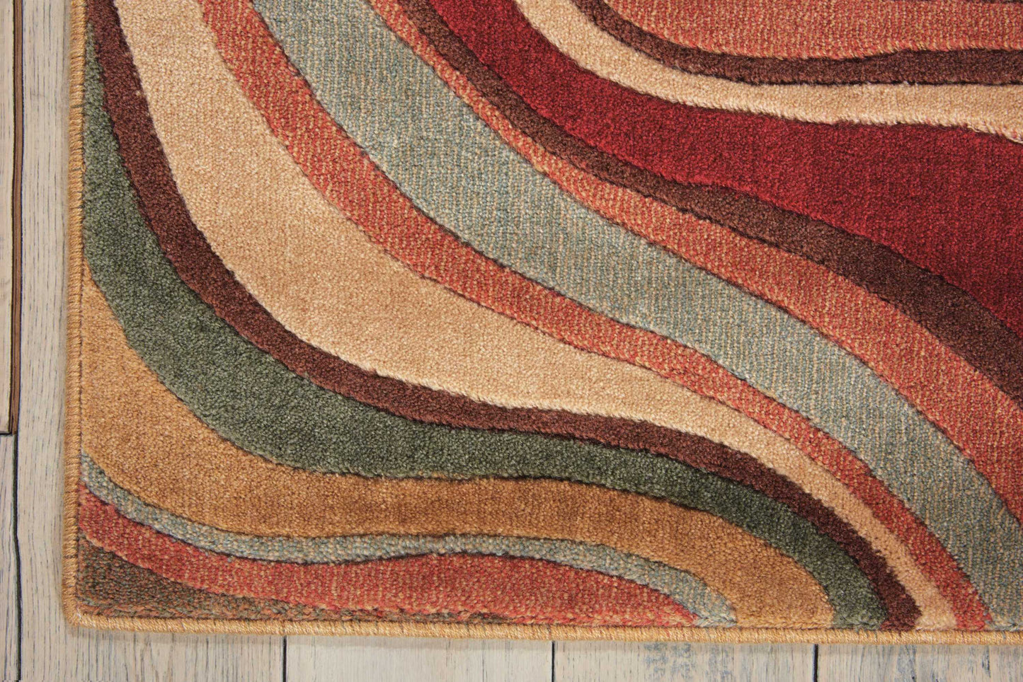 Nourison Home Somerset ST81 Multicolor  Contemporary Machinemade Rug