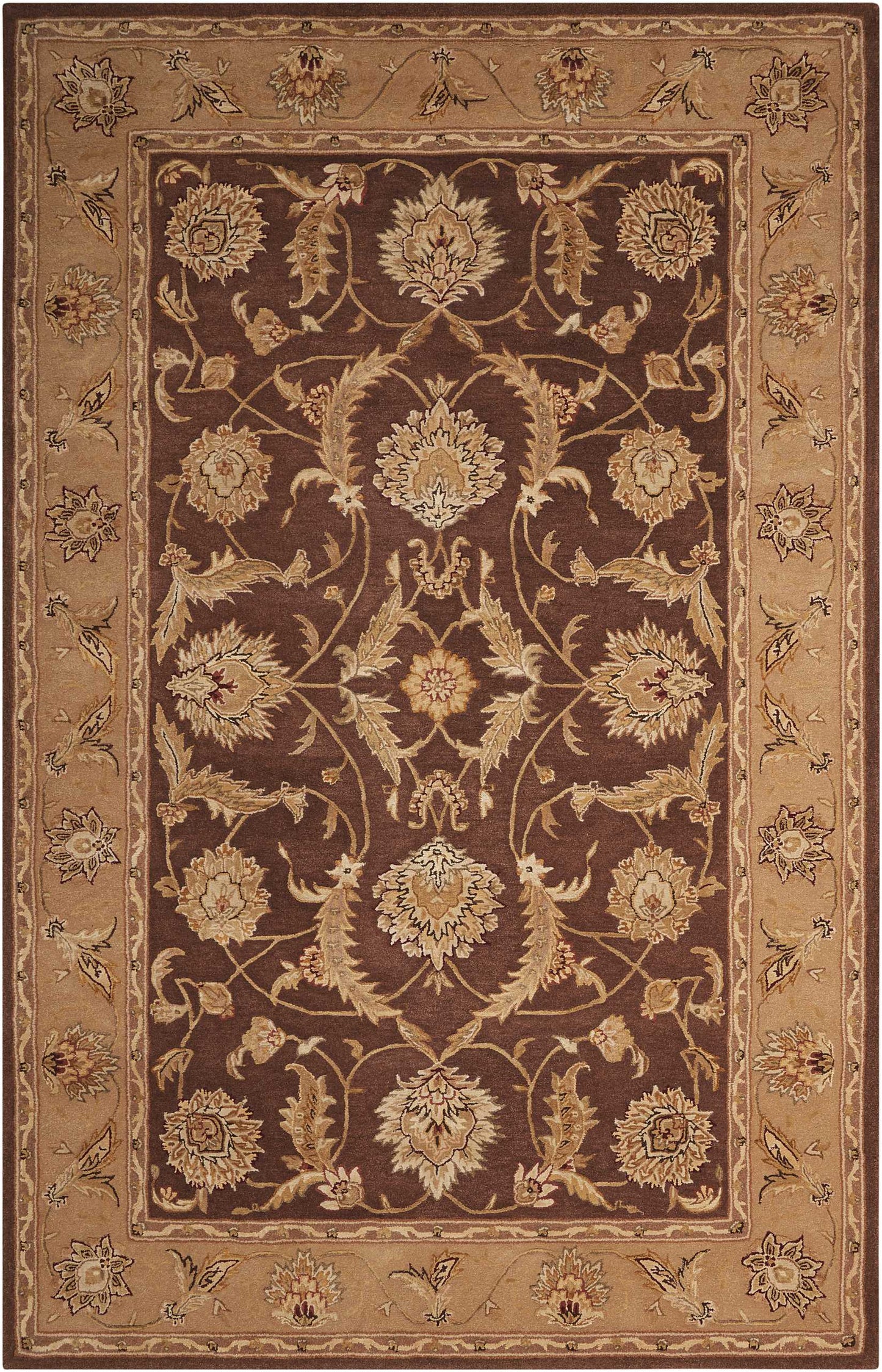 Nourison Home Nourison 3000 3101 Brown  Traditional Tufted Rug