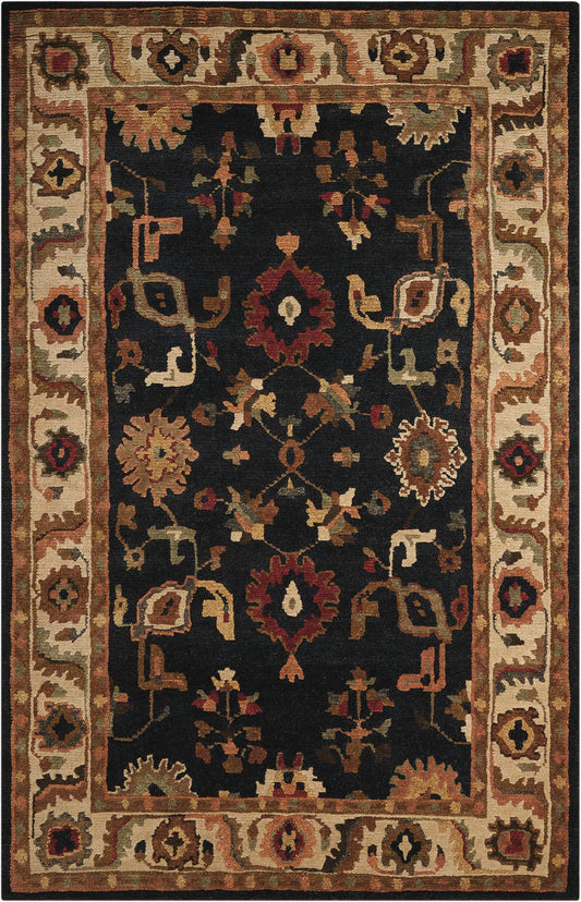 Nourison Home Tahoe TA08 Black  Traditional Knotted Rug