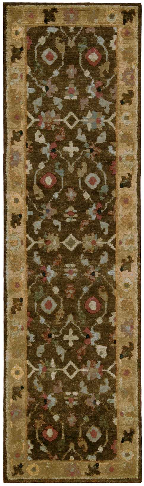 Nourison Home Tahoe TA10 Espresso Traditional Knotted Rug