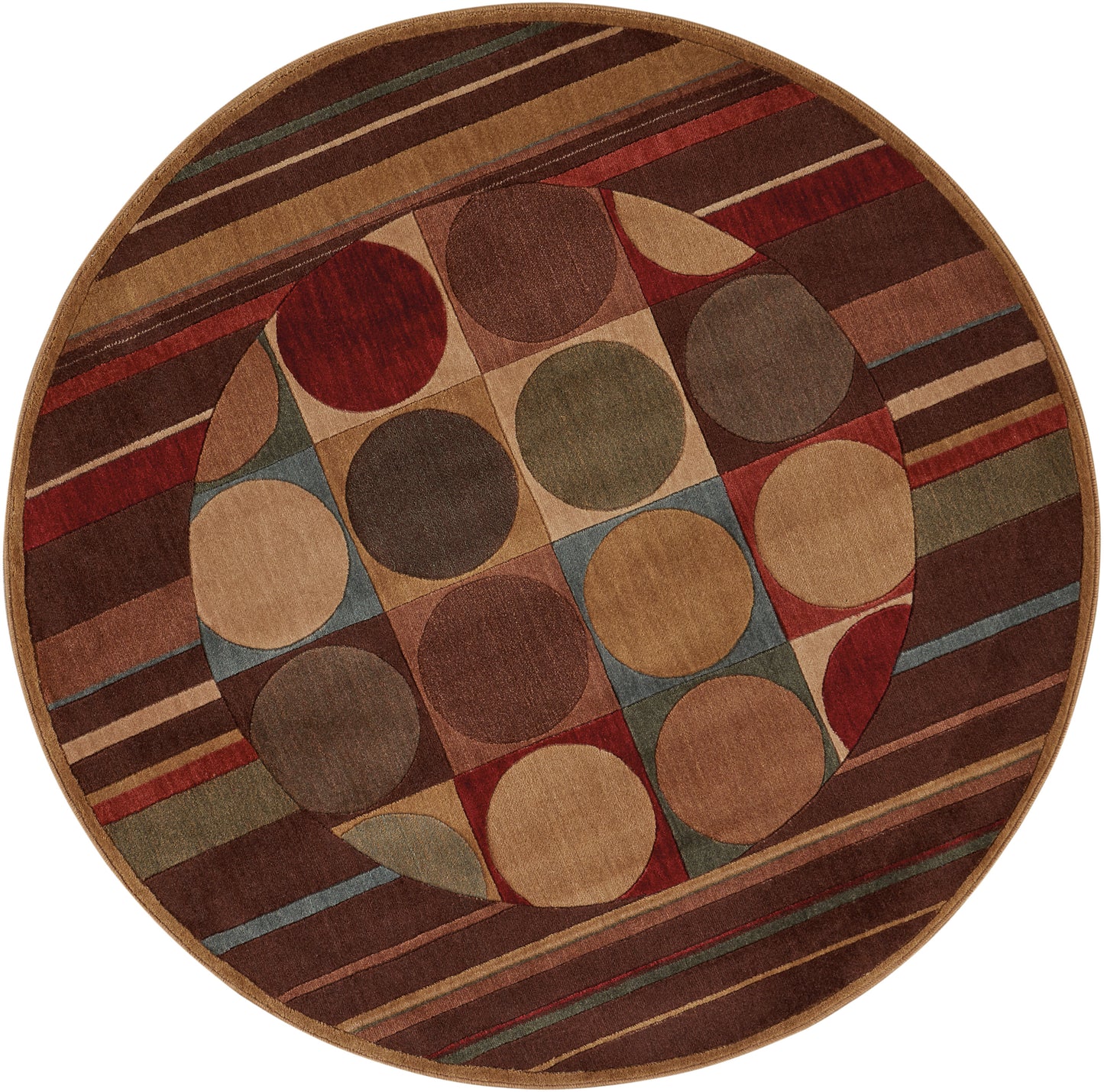 Nourison Home Somerset ST80 Multicolor  Contemporary Machinemade Rug