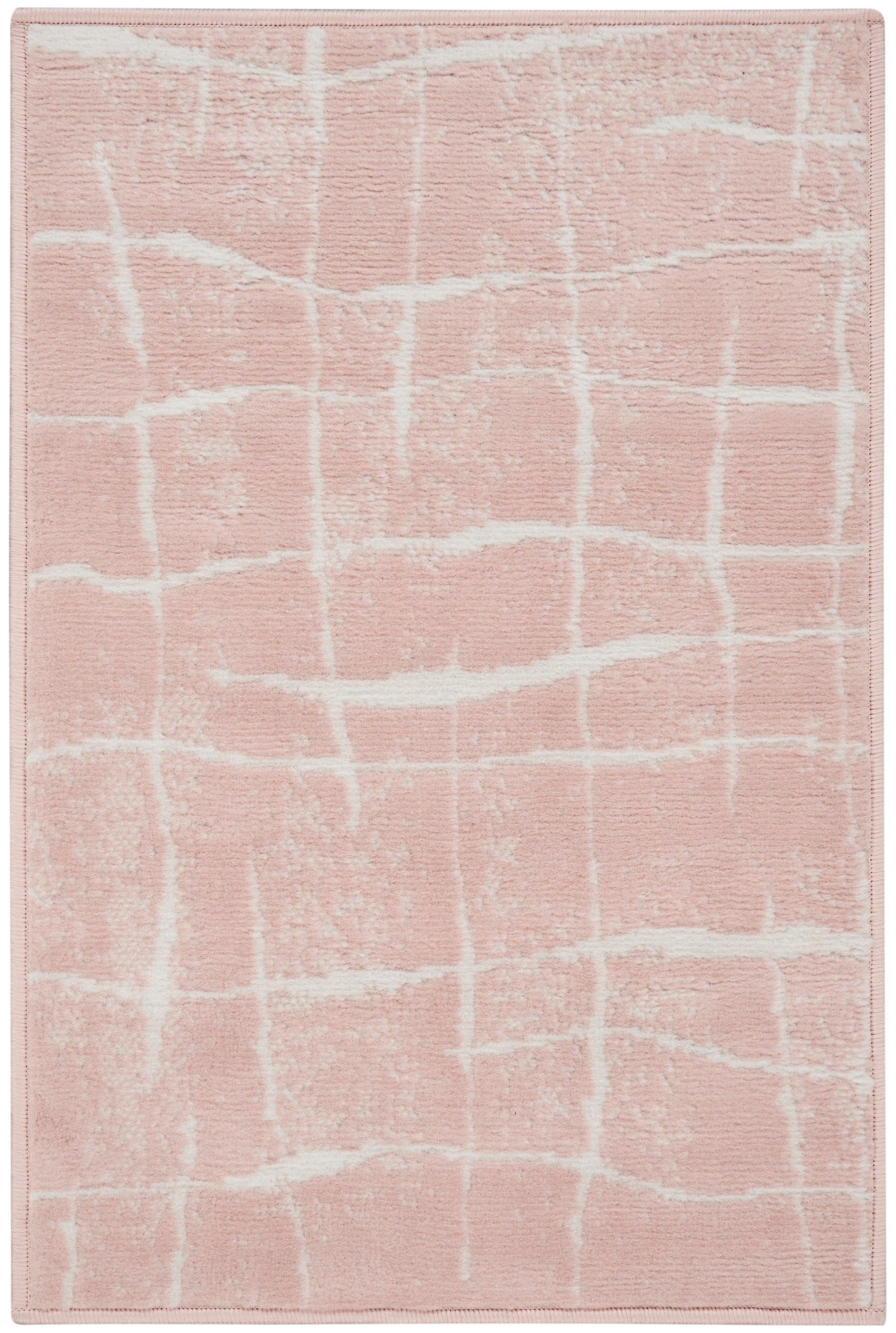 Nourison Home Whimsicle WHS09 Pink Ivory Contemporary Machinemade Rug