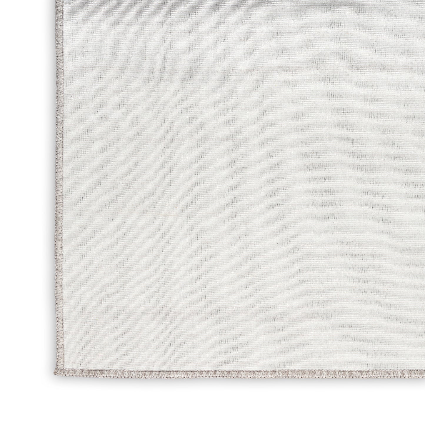 Nourison Home Washable Essentials WAE01 Ivory Grey  Contemporary Woven Rug