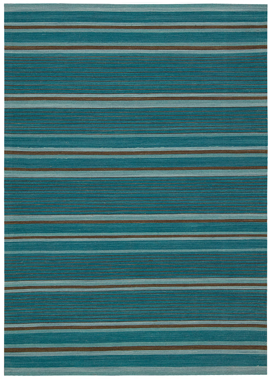 Nourison Home Griot KI805 Turquoise Contemporary Woven Rug