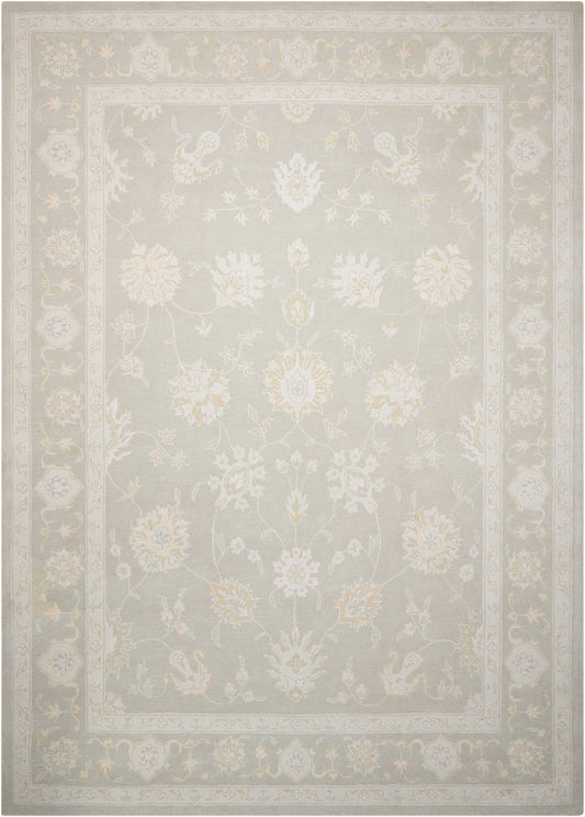 Nourison Home Zephyr ZEP02 Silver  Traditional Tufted Rug