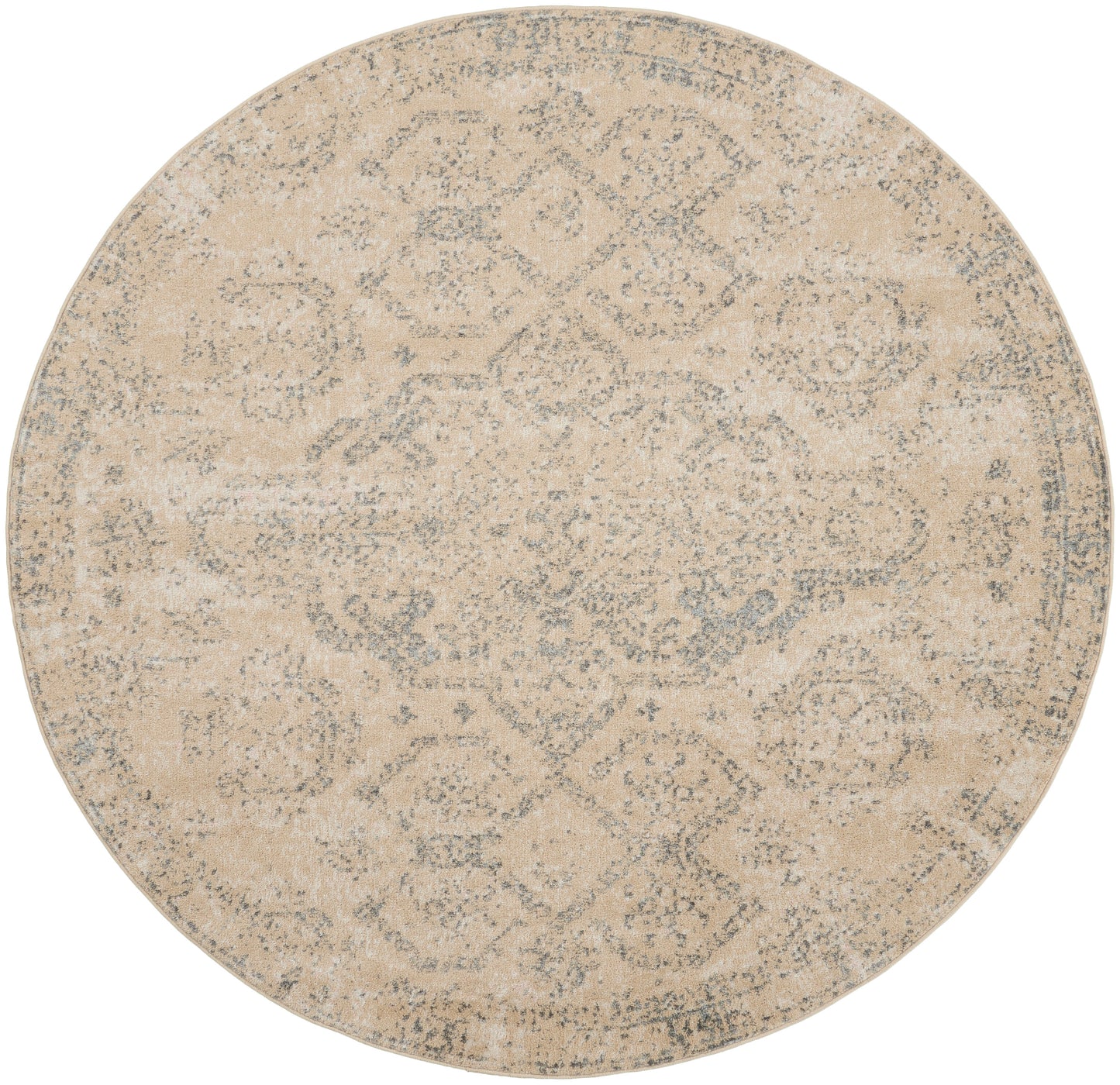 Nourison Home Tranquil TRA13 Beige Grey  Traditional Machinemade Rug