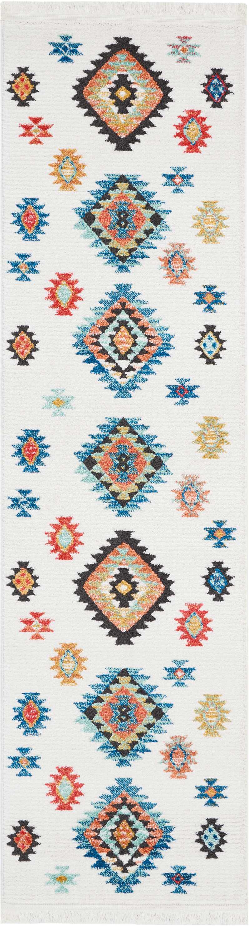 Nourison Home South Western NAV07 White  Transitional Machinemade Rug