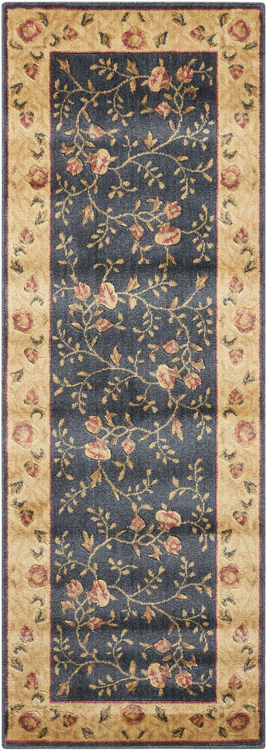 Nourison Home Somerset ST05 Navy Transitional Machinemade Rug
