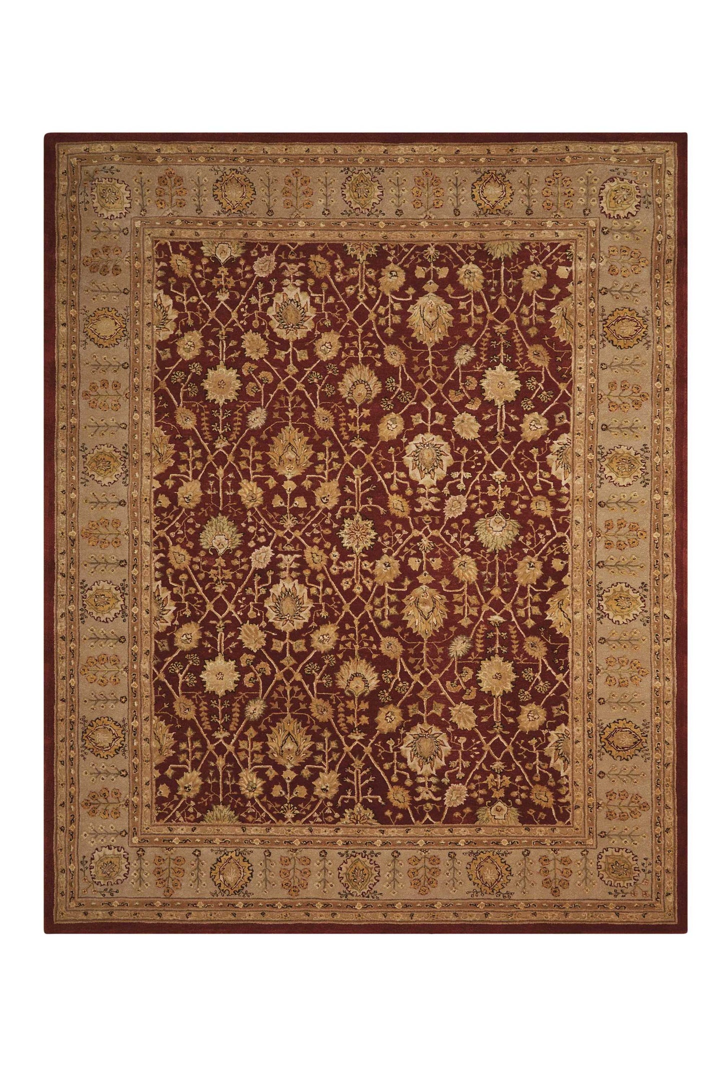 Nourison Home Nourison 3000 3102 Rust  Traditional Tufted Rug