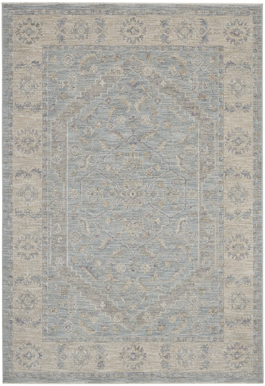 Nourison Home Infinite IFT02 Blue  Traditional Machinemade Rug