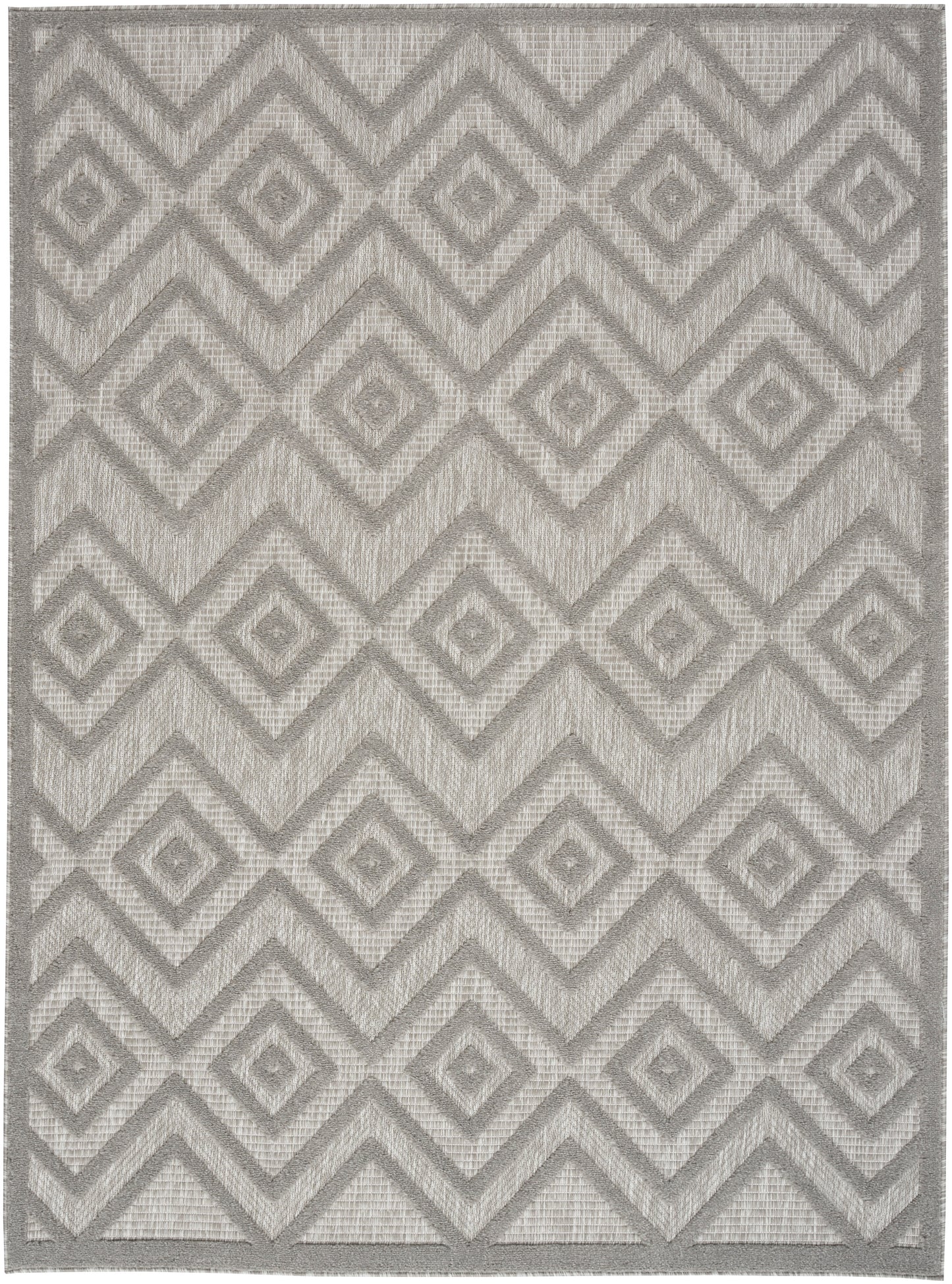 Nourison Home Versatile NRV01 Silver Grey  Contemporary Flat Weave Rug