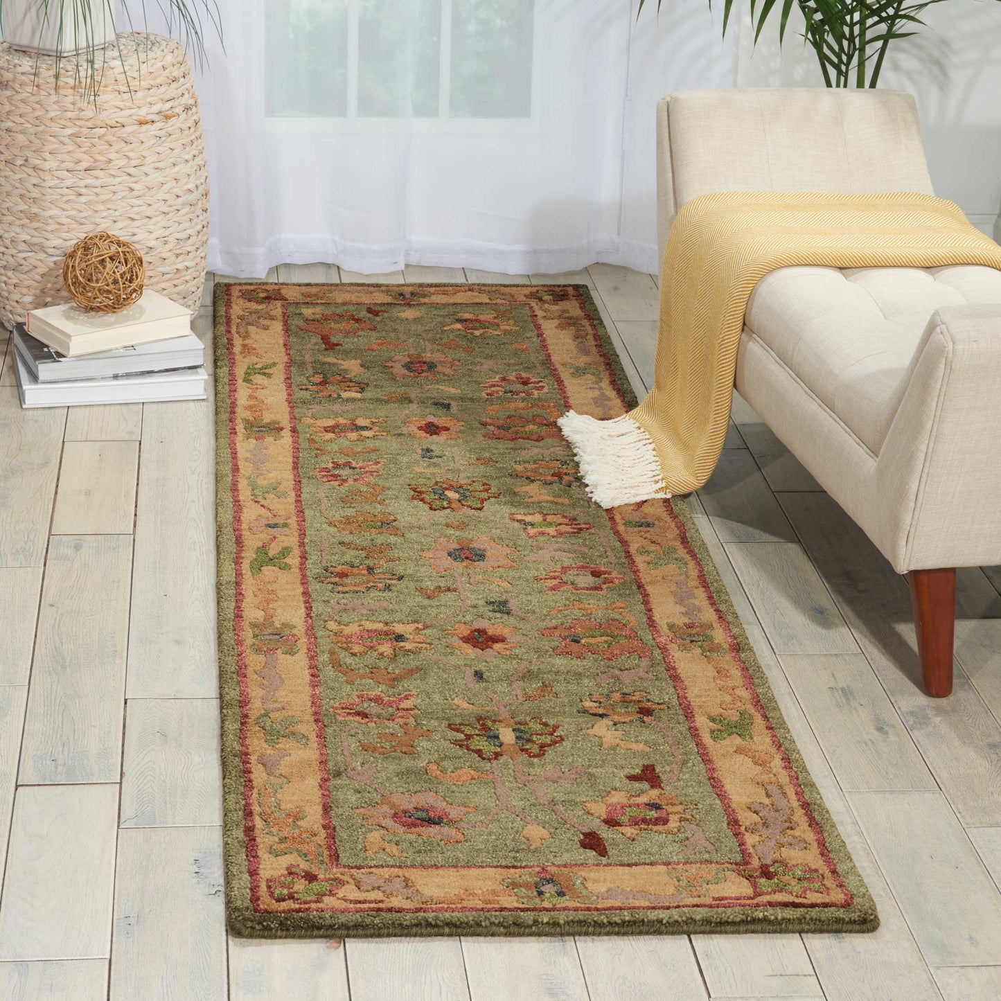 Nourison Home Tahoe TA03 Green  Traditional Knotted Rug