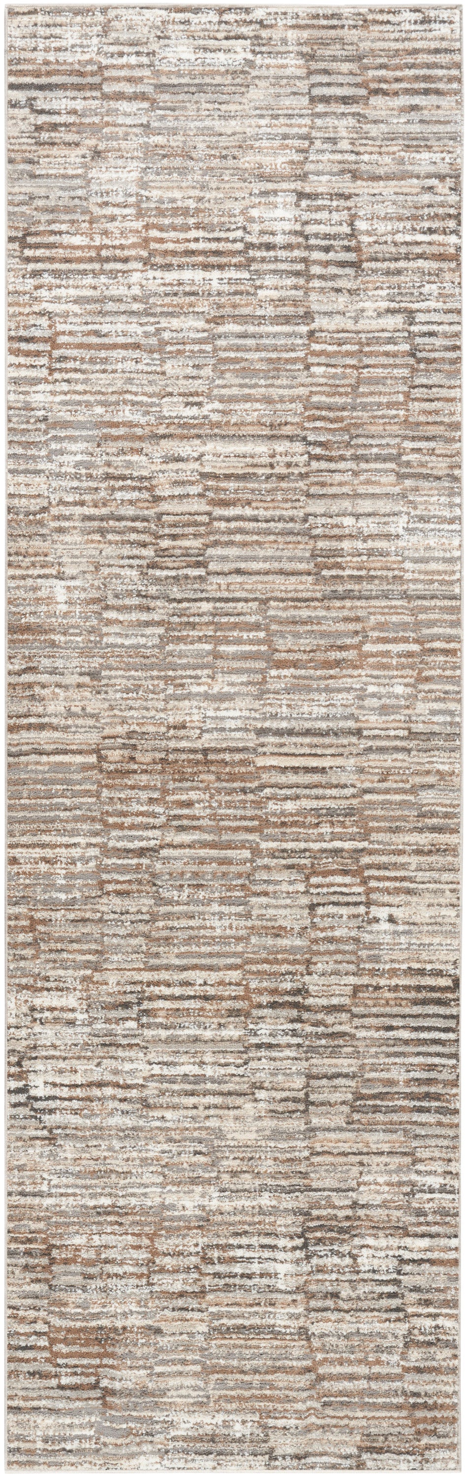 Nourison Home Sustainable Trends SUT06 Ivory Mocha Contemporary Machinemade Rug