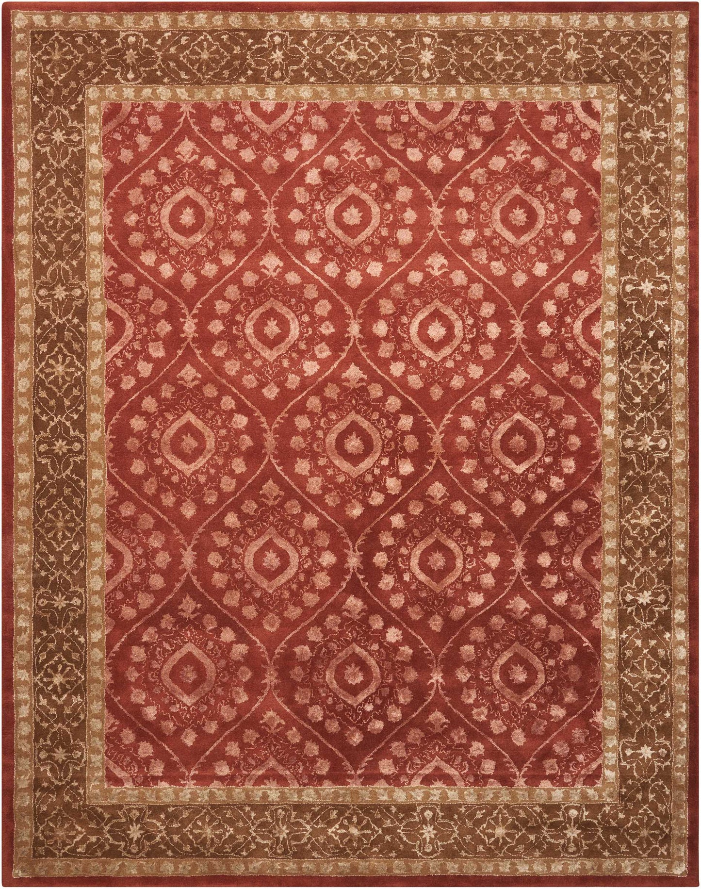 Nourison Home Symphony SYM06 Ruby Traditional Tufted Rug