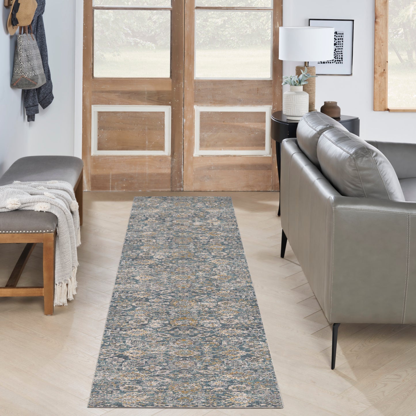 Nourison Home Lynx LNX08 Charcoal  Transitional Machinemade Rug