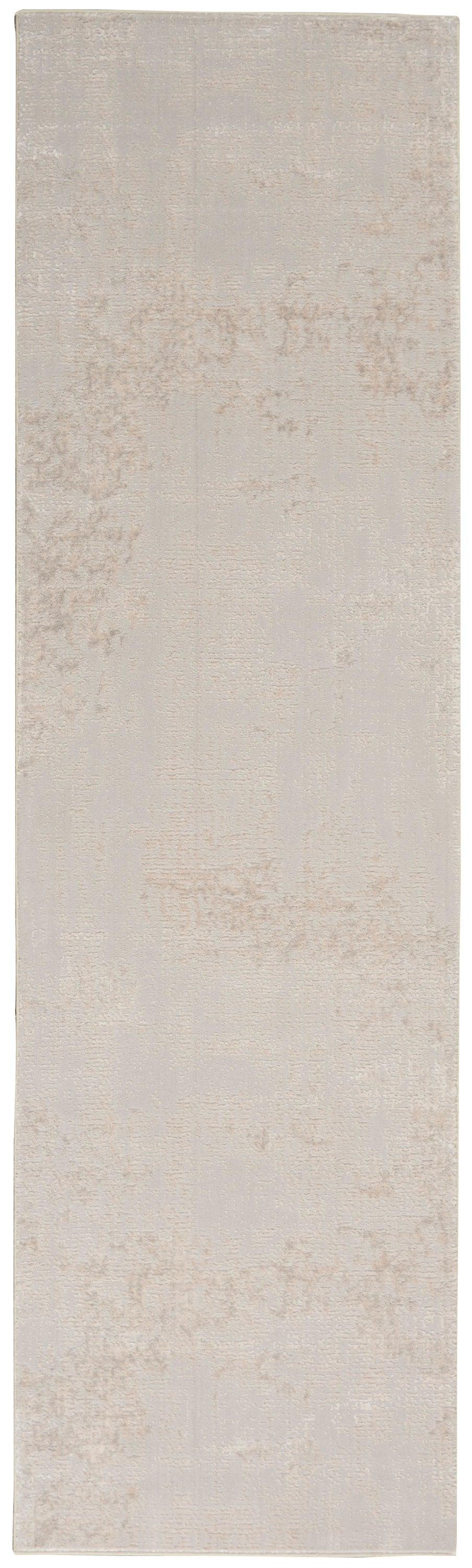 Nourison Home Silky Textures SLY01 Ivory Grey Contemporary Machinemade Rug