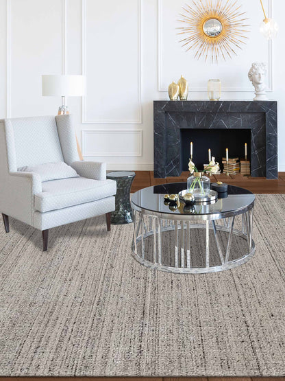 Artisan Roselyn  Silver Ivory Transitional Loom Rug