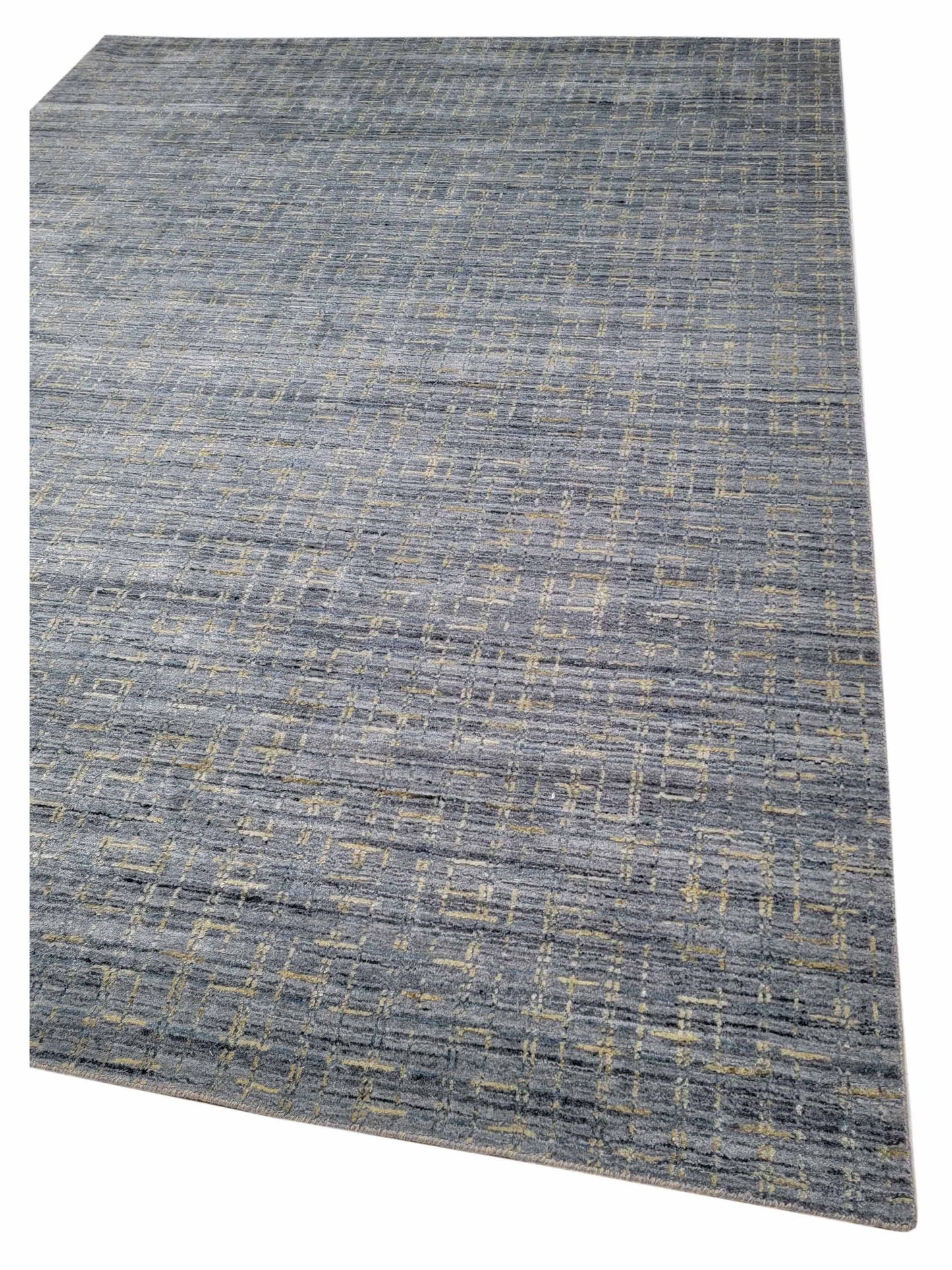 Artisan Frances  Blue Yellow Transitional Loom Rug