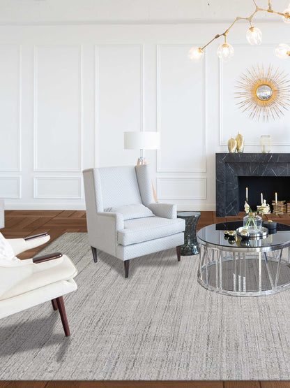 Artisan Frances White Mint Transitional Loom Rug - Rugs - Artisan - Atlanta Designer Rugs