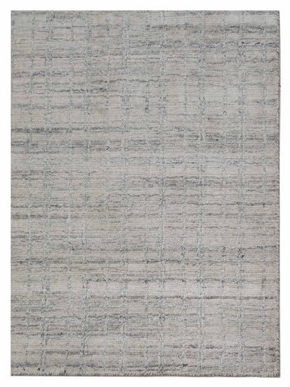 Artisan Frances White Blue Transitional Loom Rug - Rugs - Artisan - Atlanta Designer Rugs
