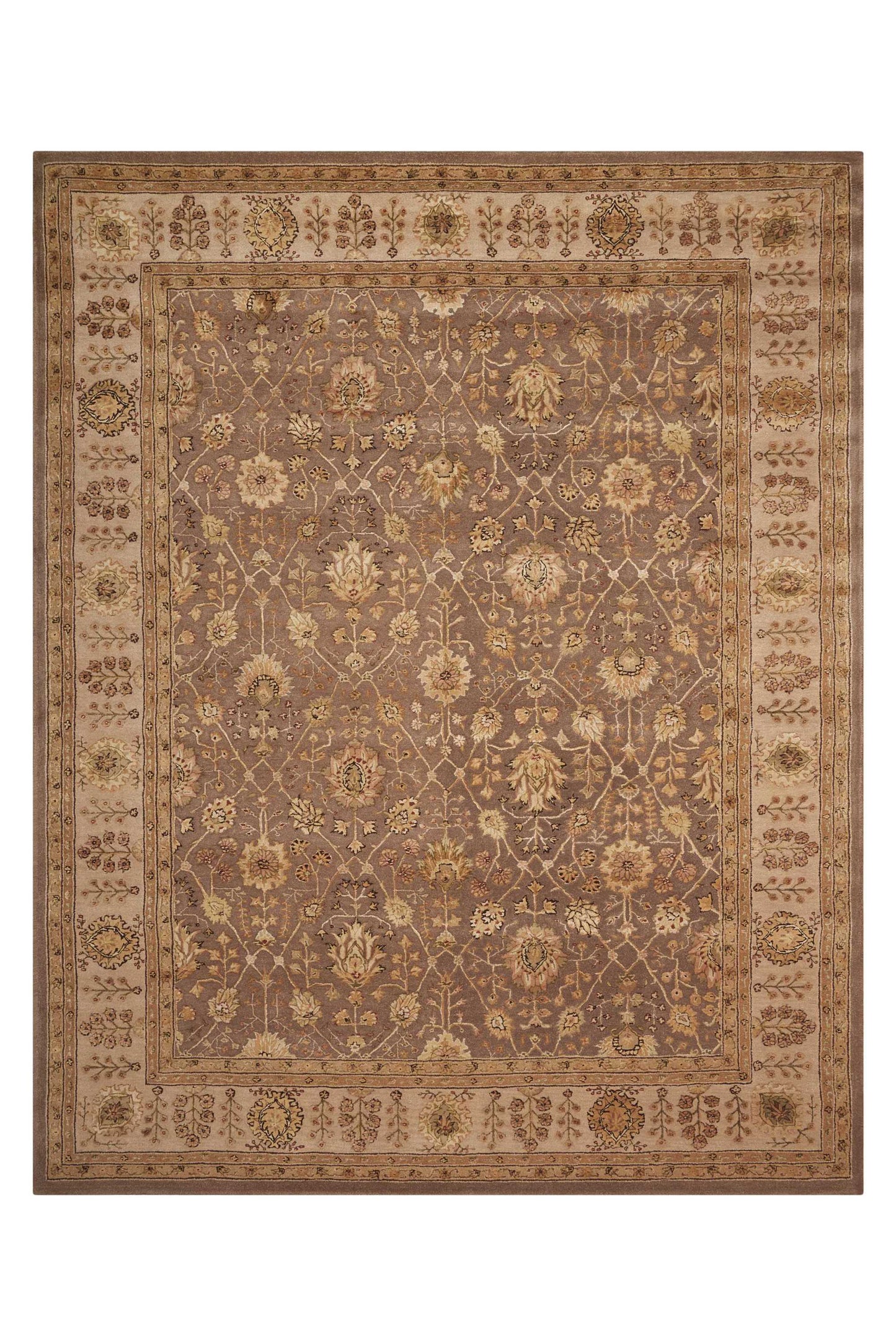 Nourison Home Nourison 3000 3102 Taupe  Traditional Tufted Rug