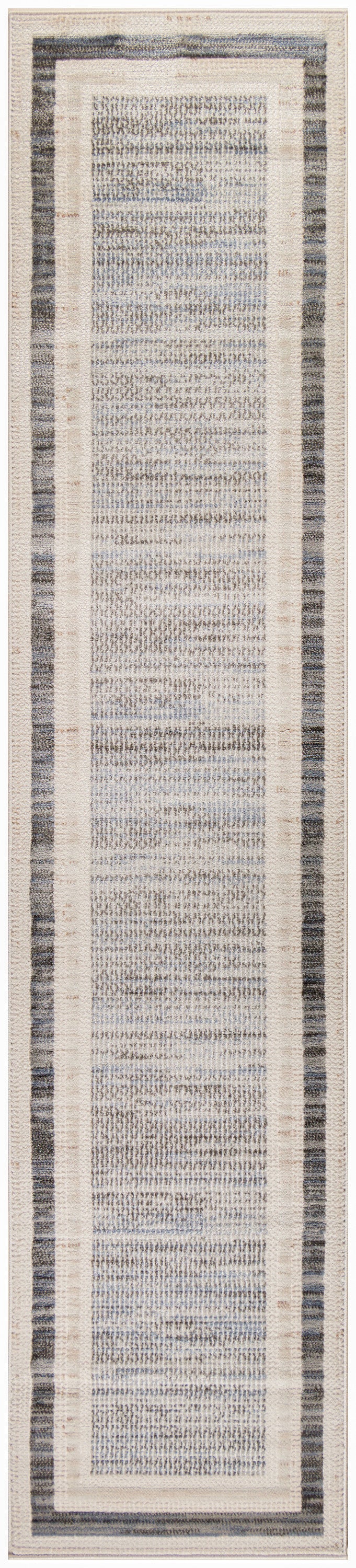 Nourison Home Serenity Home SRH07 Grey Ivory Contemporary Woven Rug
