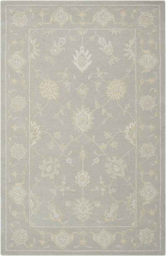 Nourison Home Zephyr ZEP02 Light Taupe  Traditional Tufted Rug