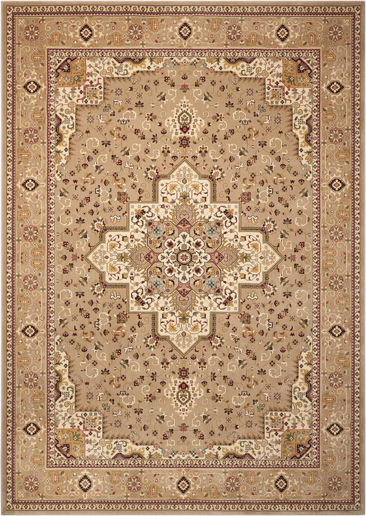 Nourison Home Antiquities ANT09 Beige  Traditional Machinemade Rug