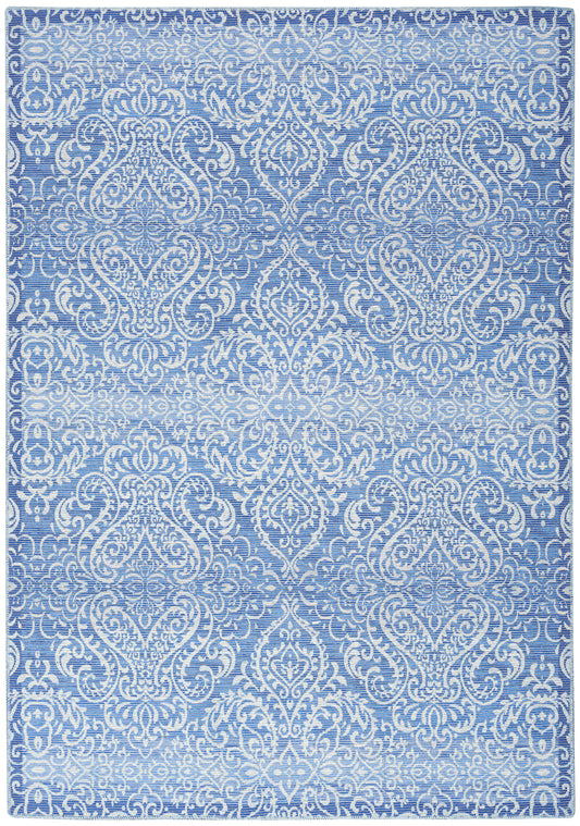 Waverly Washables Collection WAW03 Blue Contemporary Machinemade Rug