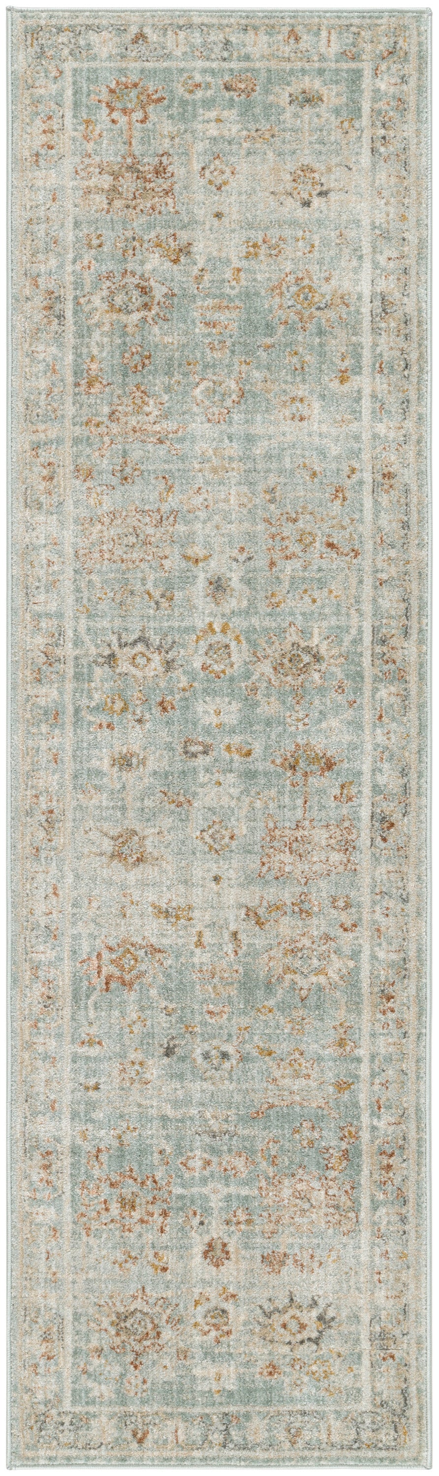 Nourison Home Oases OAE02 Light Blue Traditional Machinemade Rug