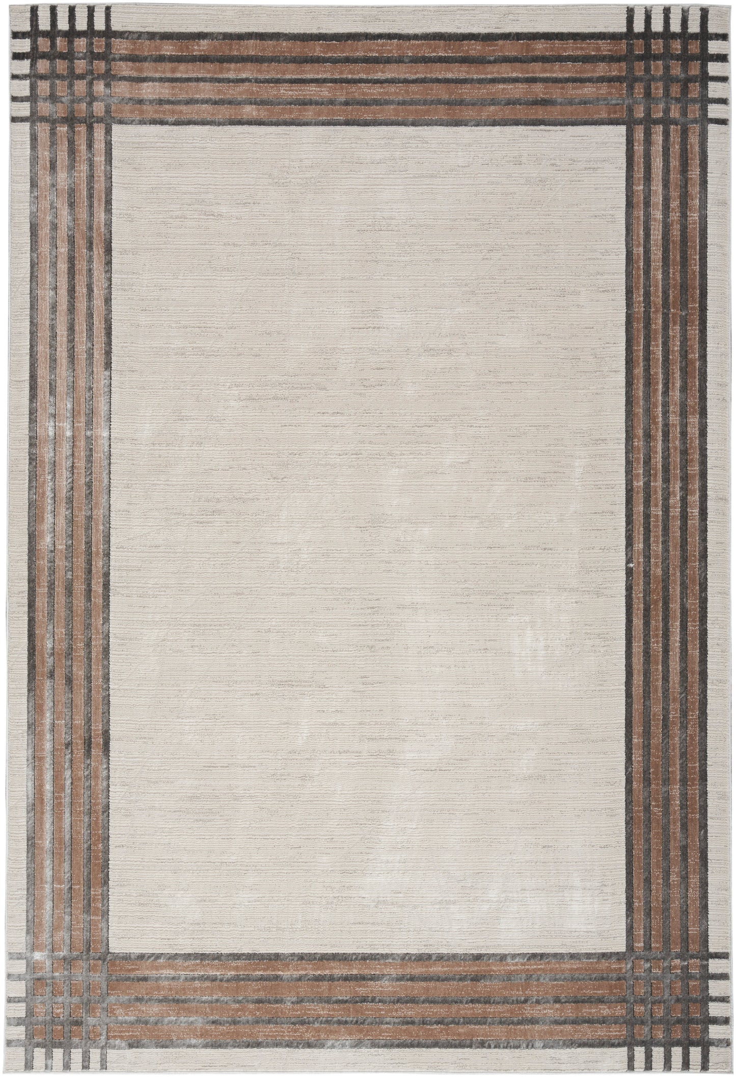 Nourison Home Desire DSR01 Ivory Silver  Contemporary Machinemade Rug