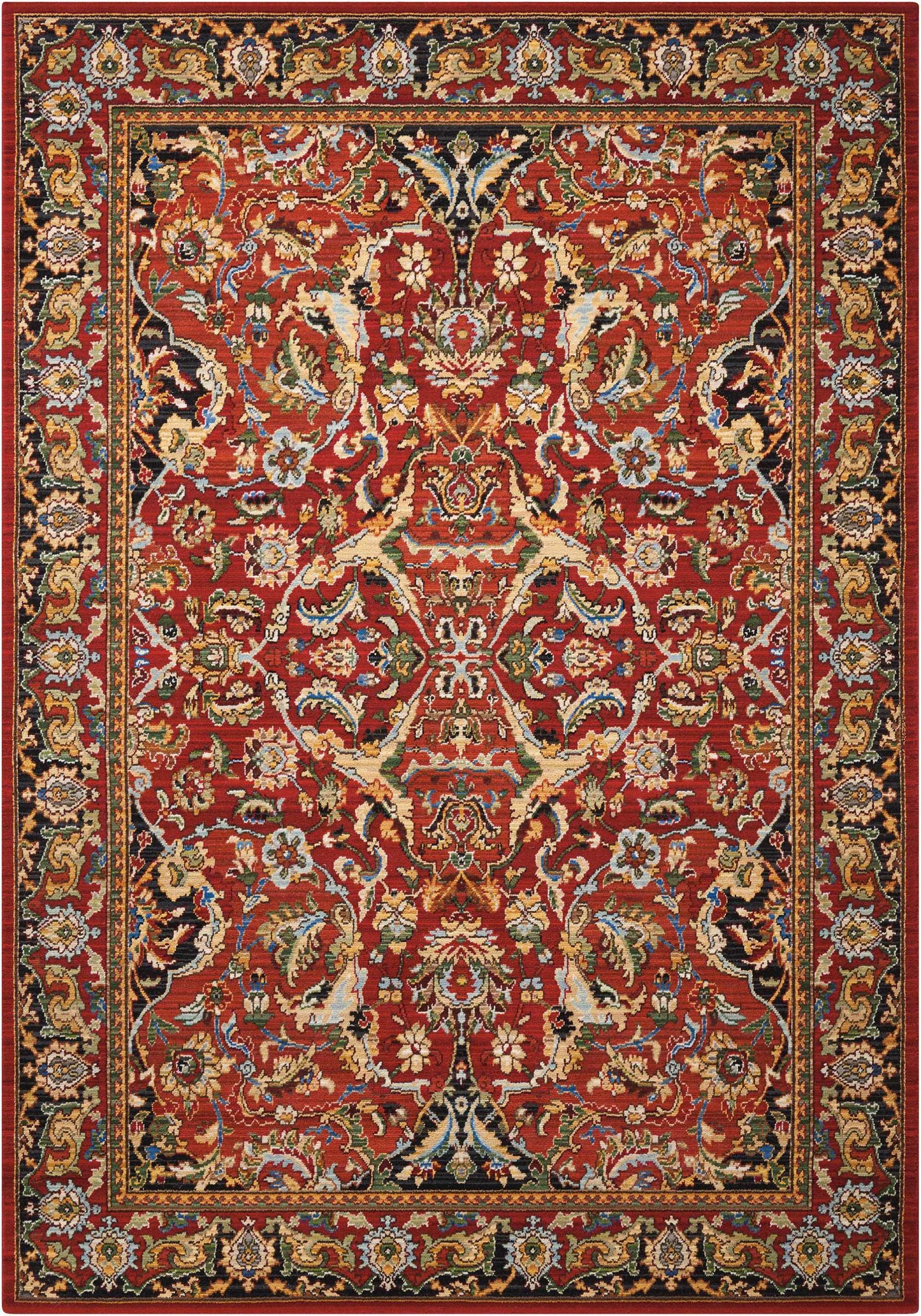 Nourison Home Timeless TML15 Red  Traditional Loom Rug