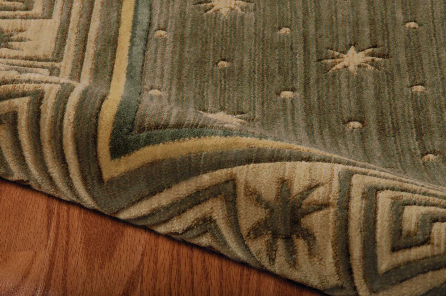 Nourison Home Cosmopolitan CS95 Spruce  Traditional Woven Rug