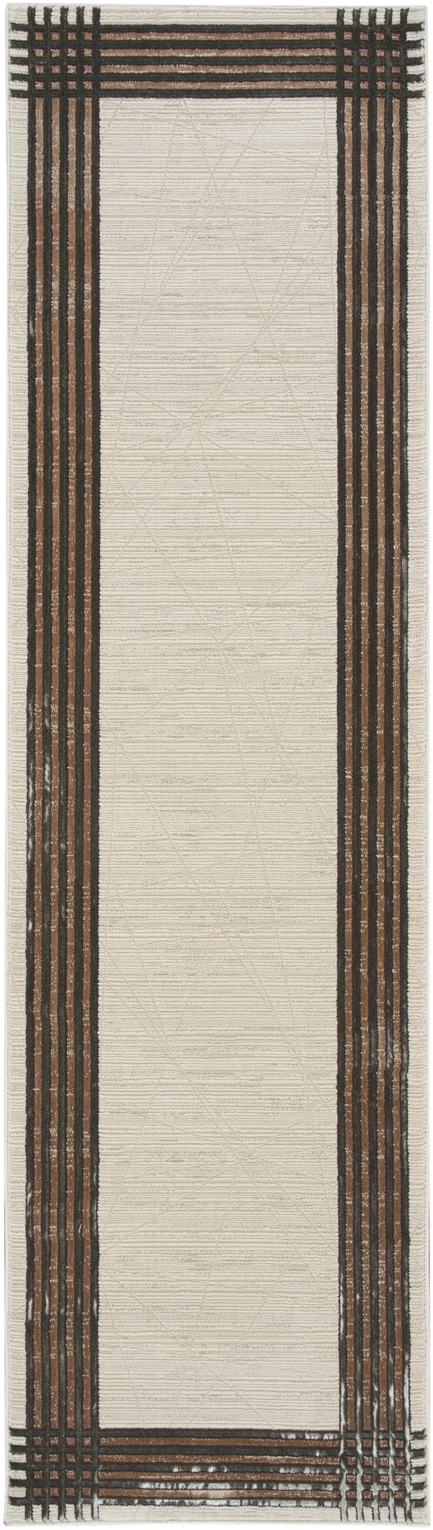 Nourison Home Desire DSR01 Ivory Silver Contemporary Machinemade Rug