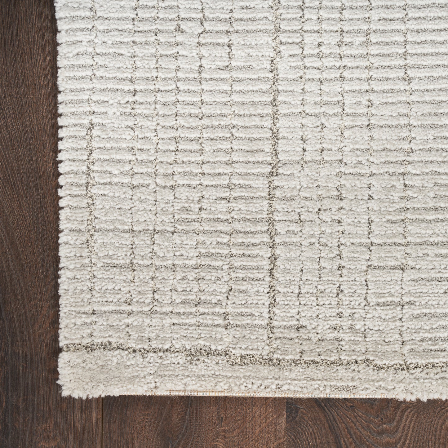 Nourison Home Andes AND06 Silver  Contemporary Woven Rug