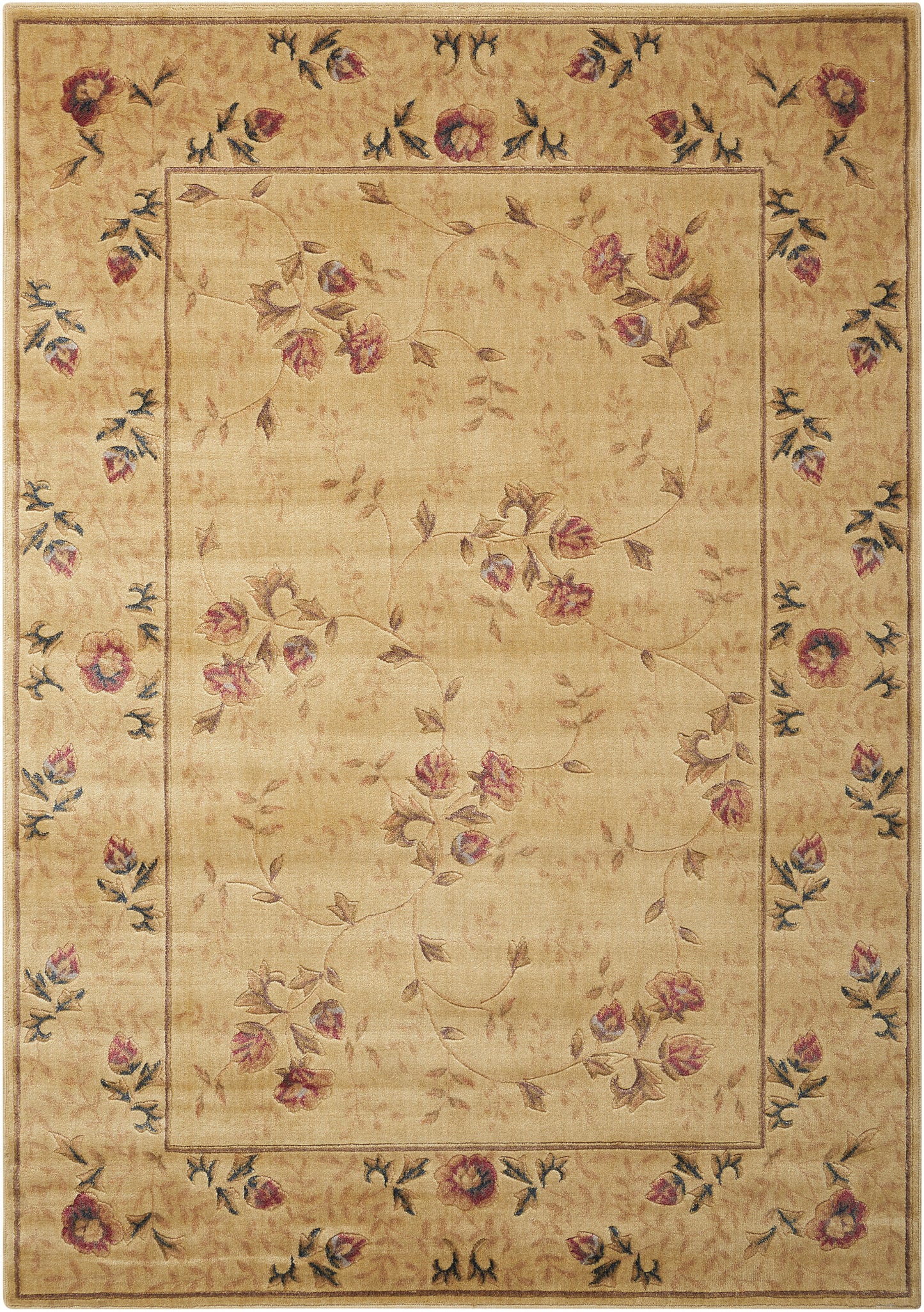 Nourison Home Somerset ST05 Ivory Transitional Machinemade Rug