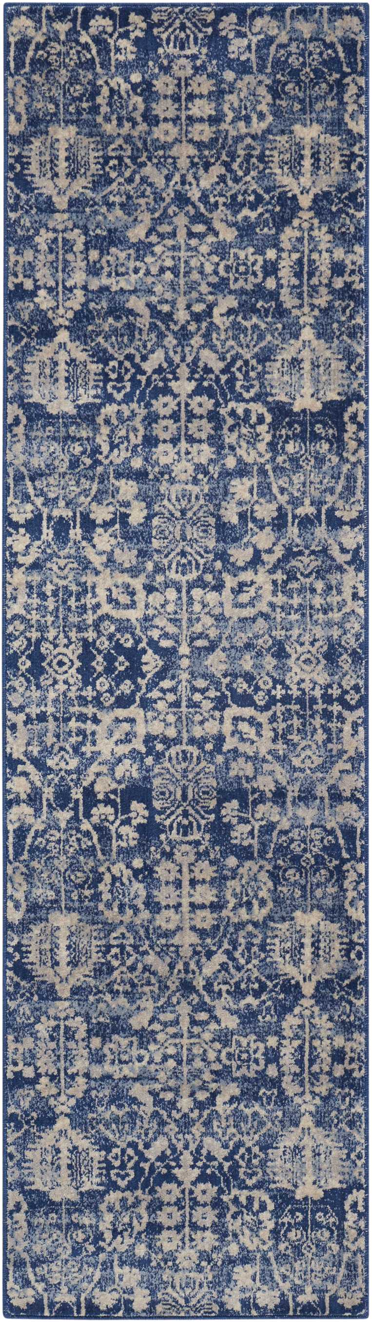 Nourison Home Somerset ST757 Navy  Contemporary Machinemade Rug